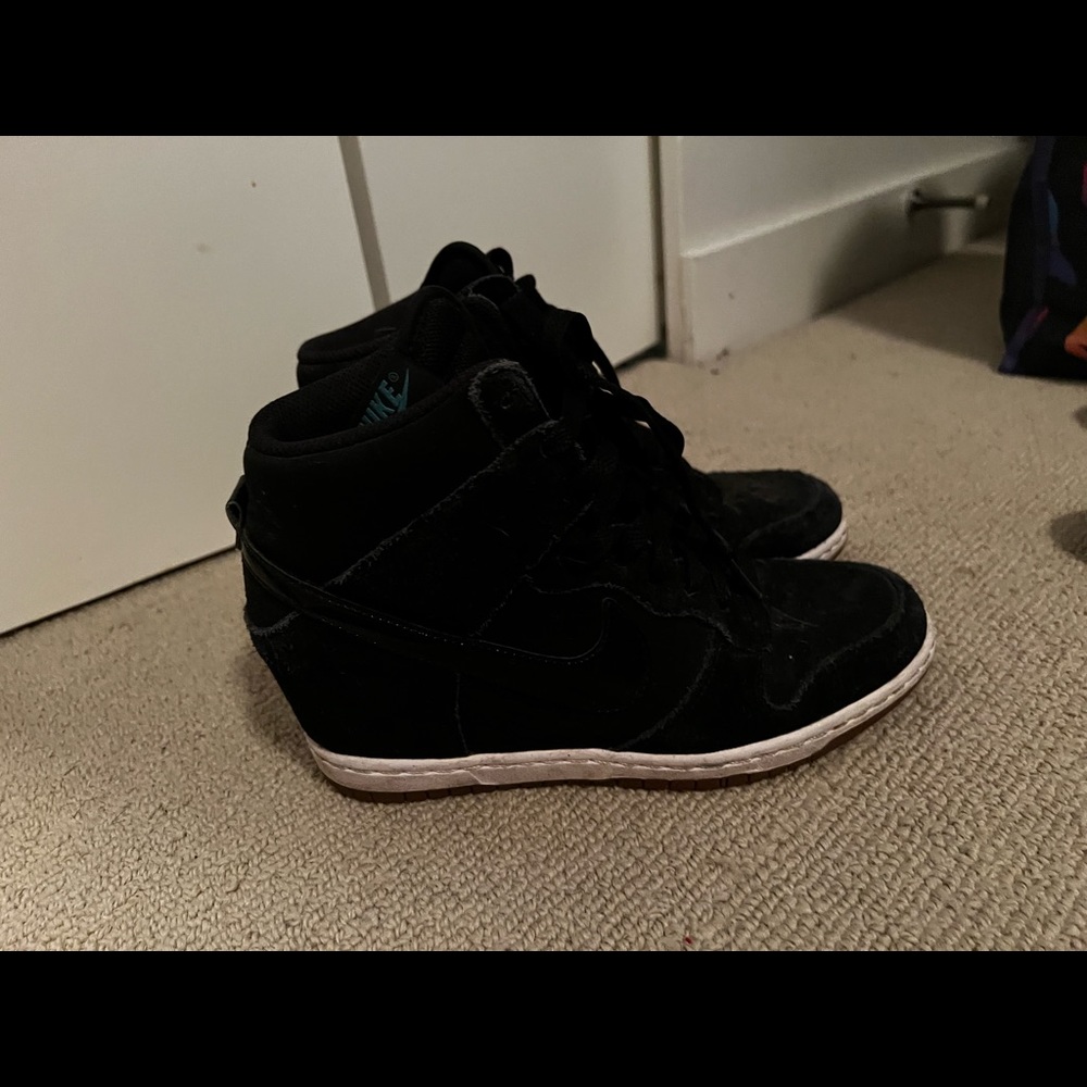 Nike high top wedges